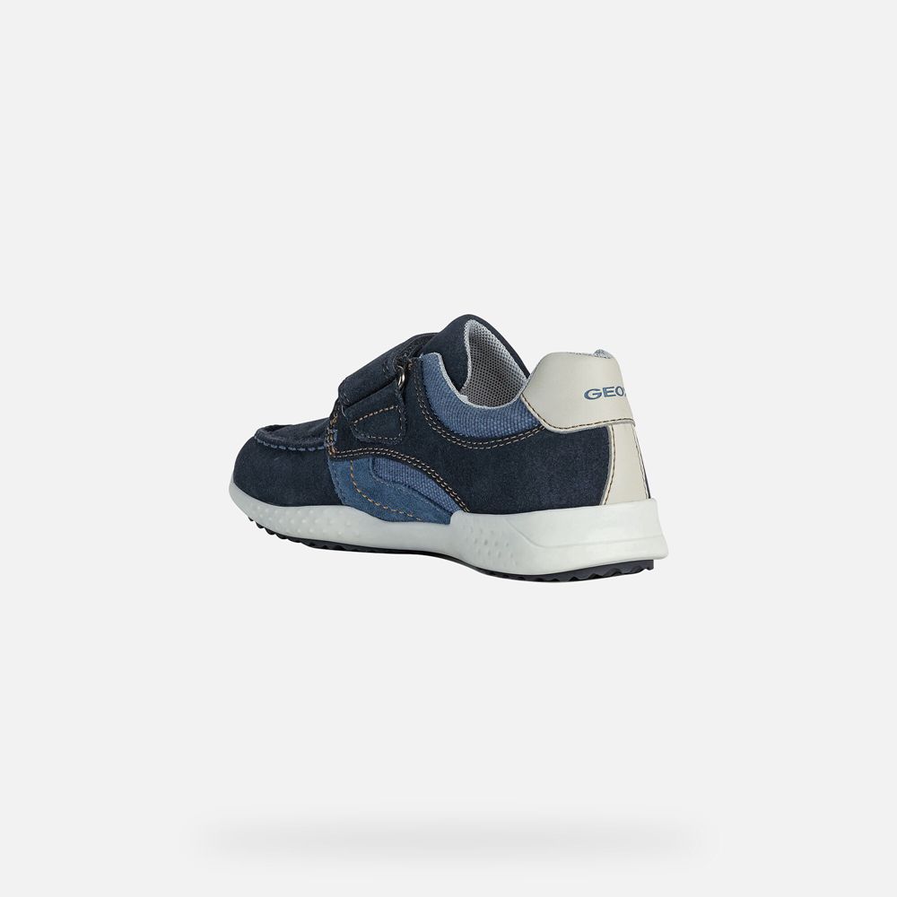 Mocassins Geox Menino Azul Marinho - Snake.2 - YXAZB2145